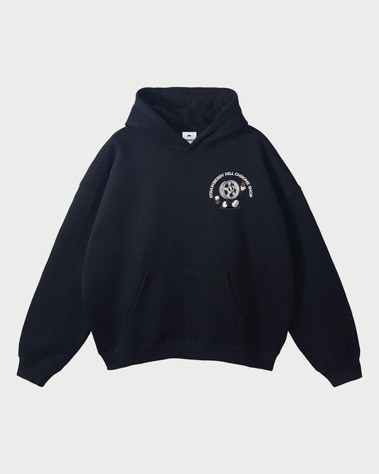 "CHROME SHOP" Hoodie - Black