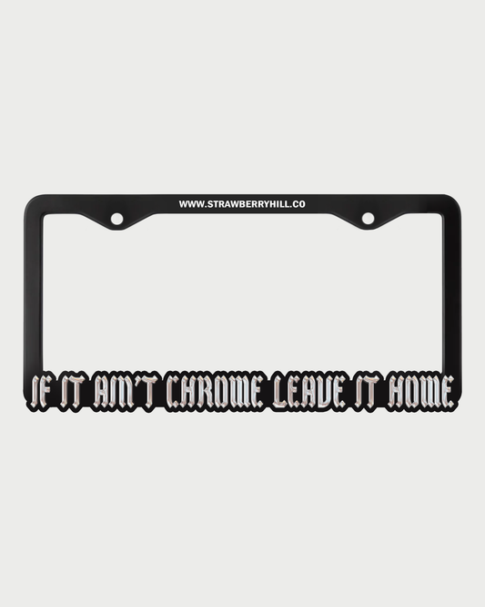 "CHROME SHOP" Plate Frame