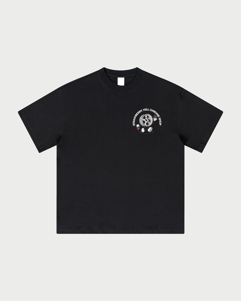 "CHROME SHOP" Tee - Black